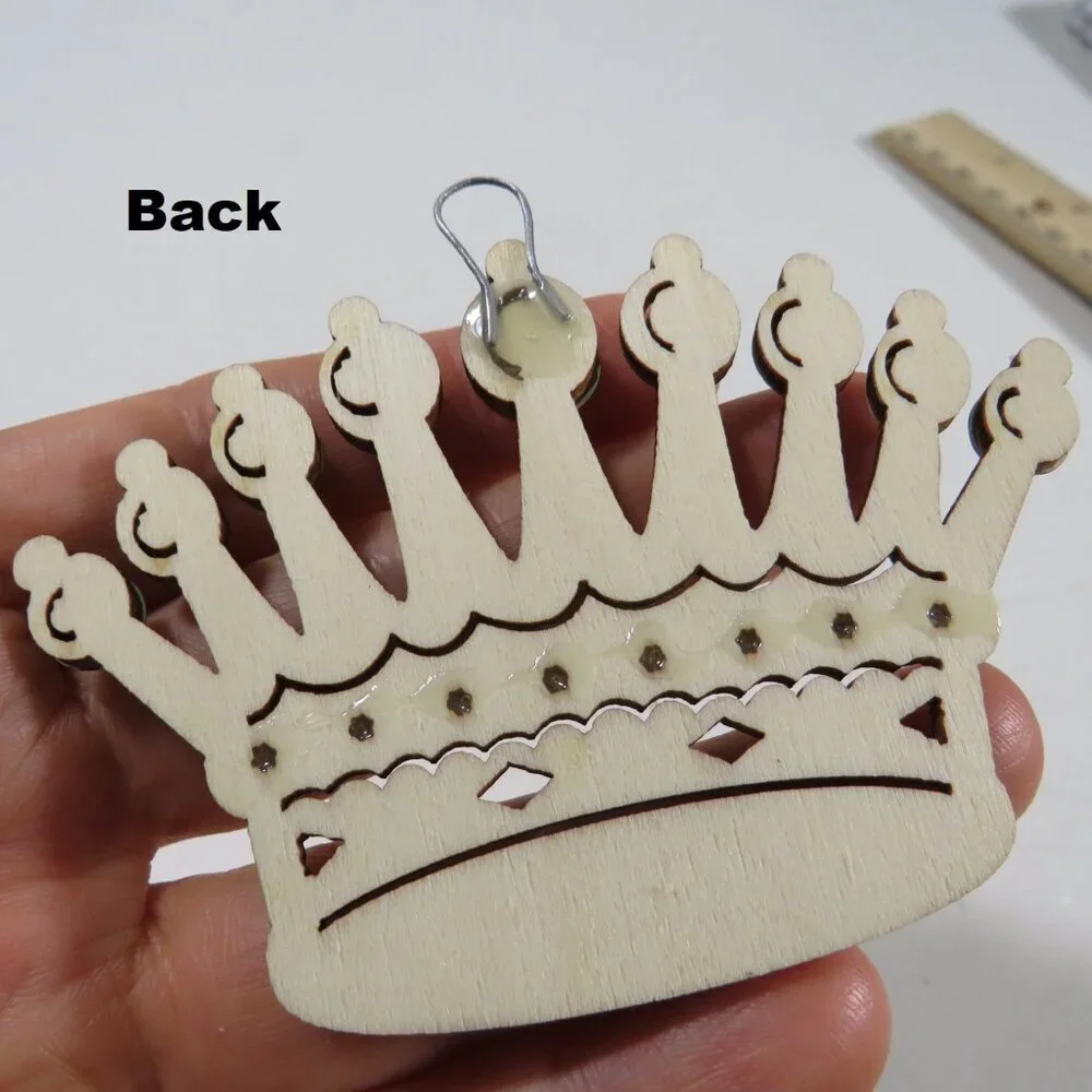 Hand Crafted crown laser